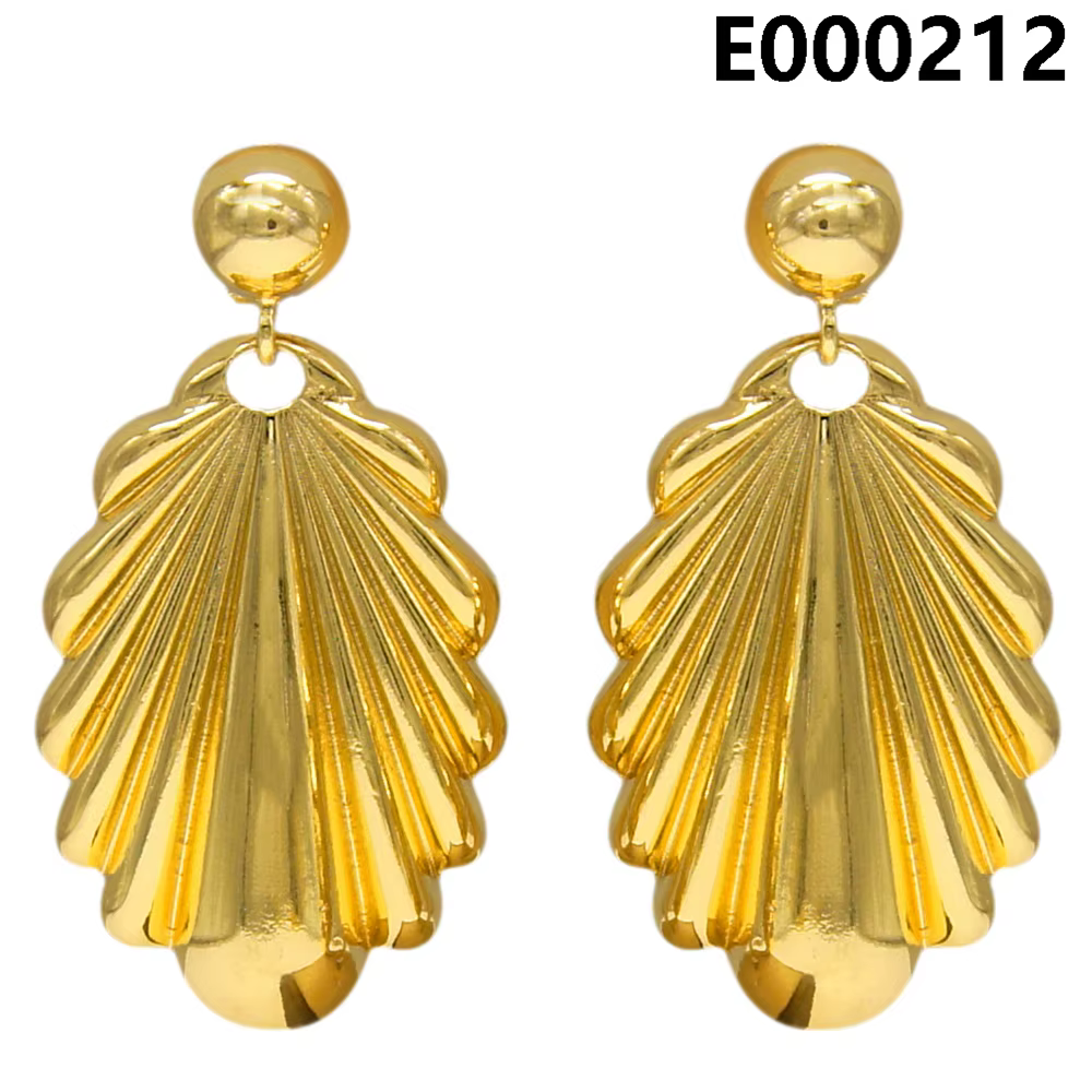 Grandes boucles d'oreilles italiennes en or 18 carats, bijoux pour dames, mode haute qualité, access