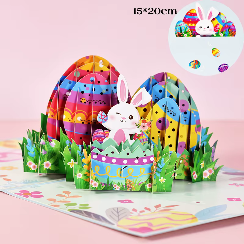 Carte de vœux 3D pop-up Joyeux Anniversaire