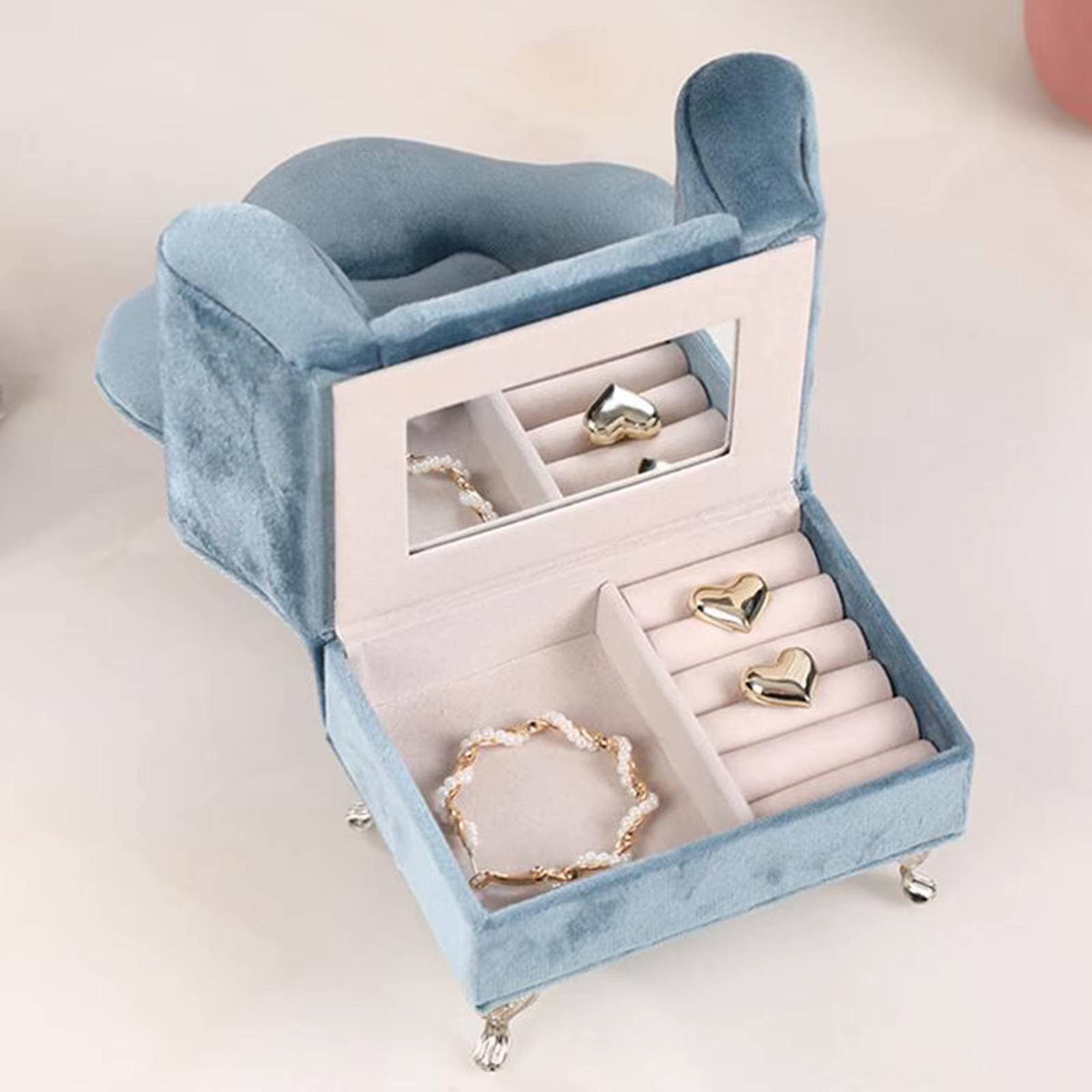 Boîte à bijoux pour canapé-lit