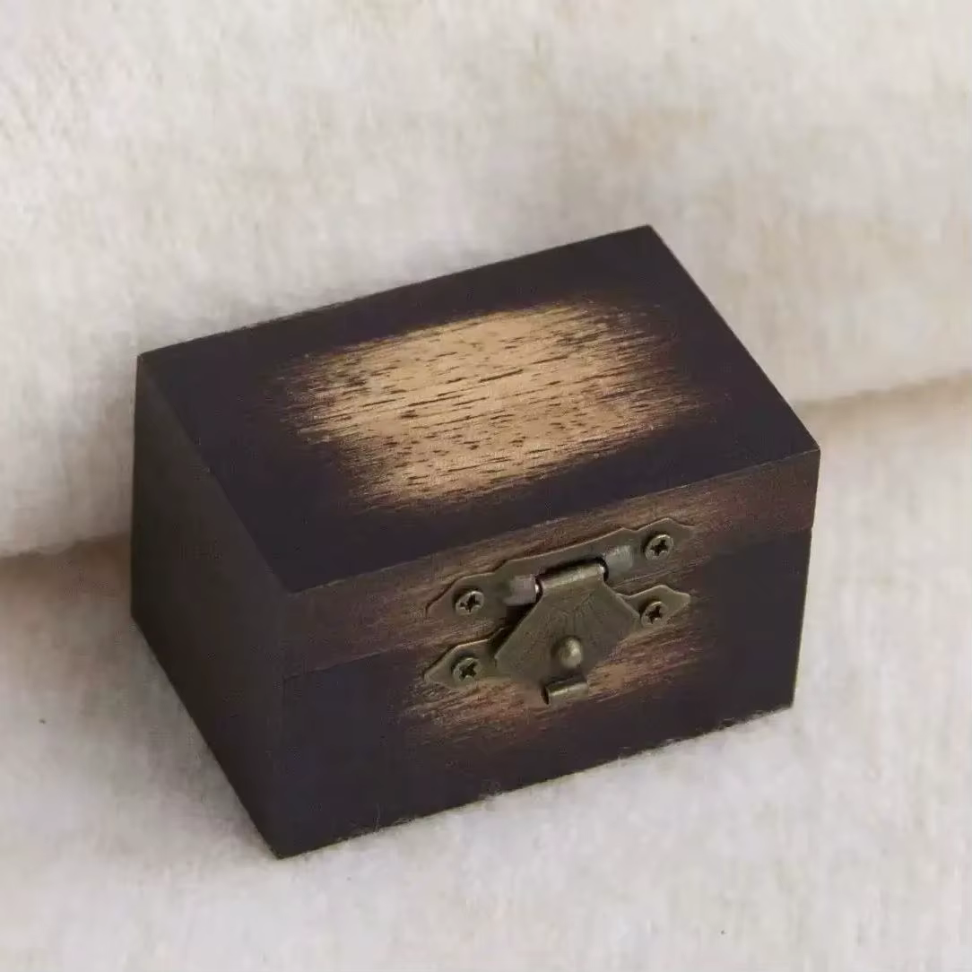 Boîte en bois à 1 anneau, boîte en bois à 1 anneau, boîte en bois à 1 anneau,