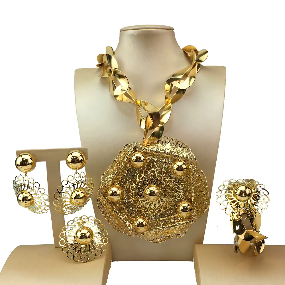 Collier brésilien de style simple et audacieux