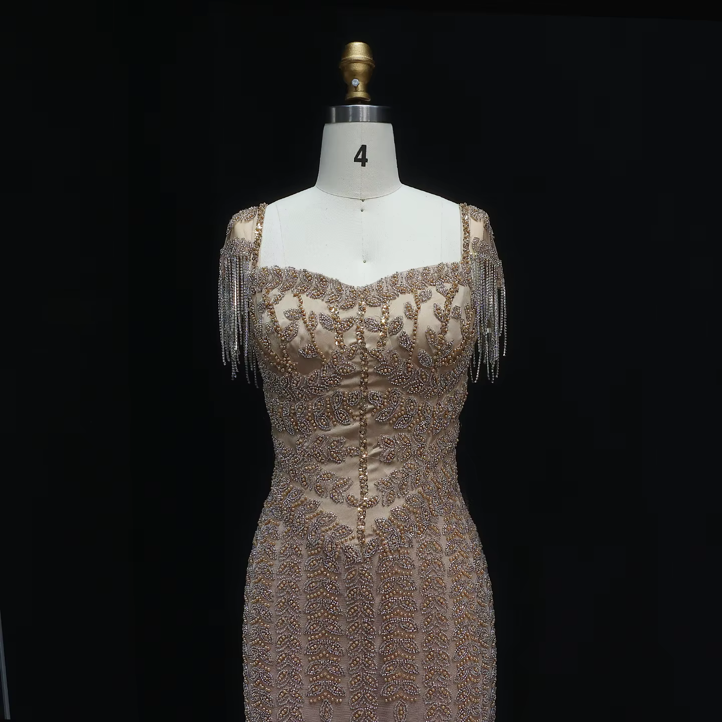 Robe de soirée rose de luxe Sharon Said