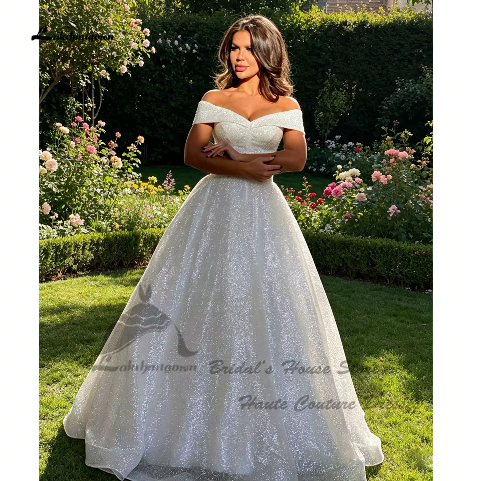Robes de mariée scintillantes et personnalisées Lakshmigown 2026