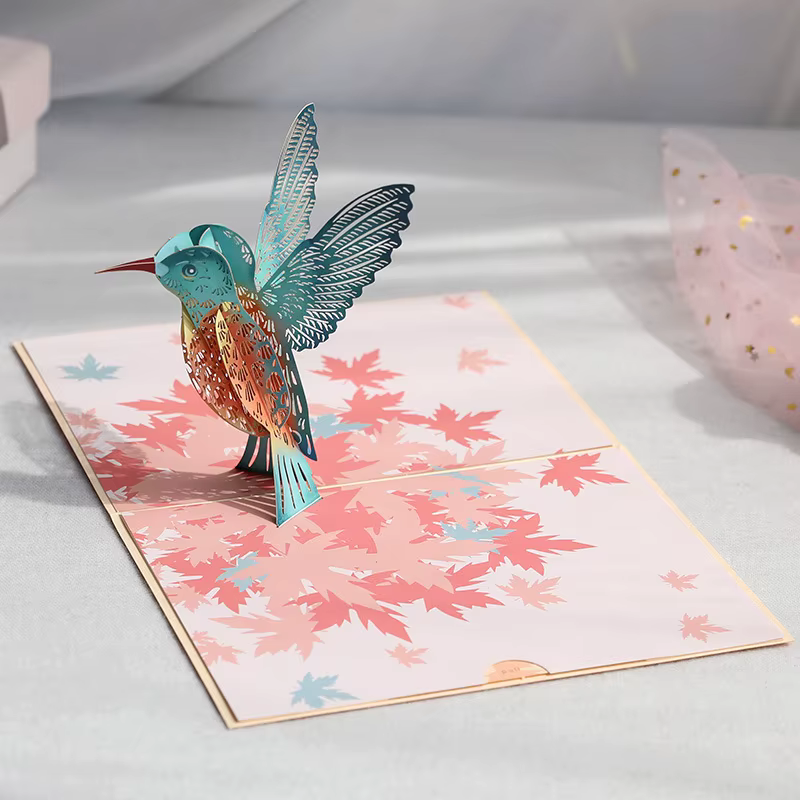 Carte de vœux 3D pop-up Joyeux Anniversaire
