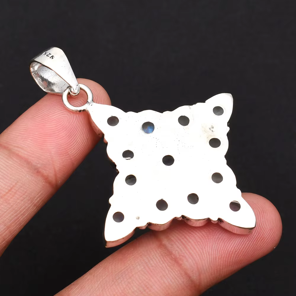 Pendentif en pierre de lune véritable, bijoux cadeau pour femmes
