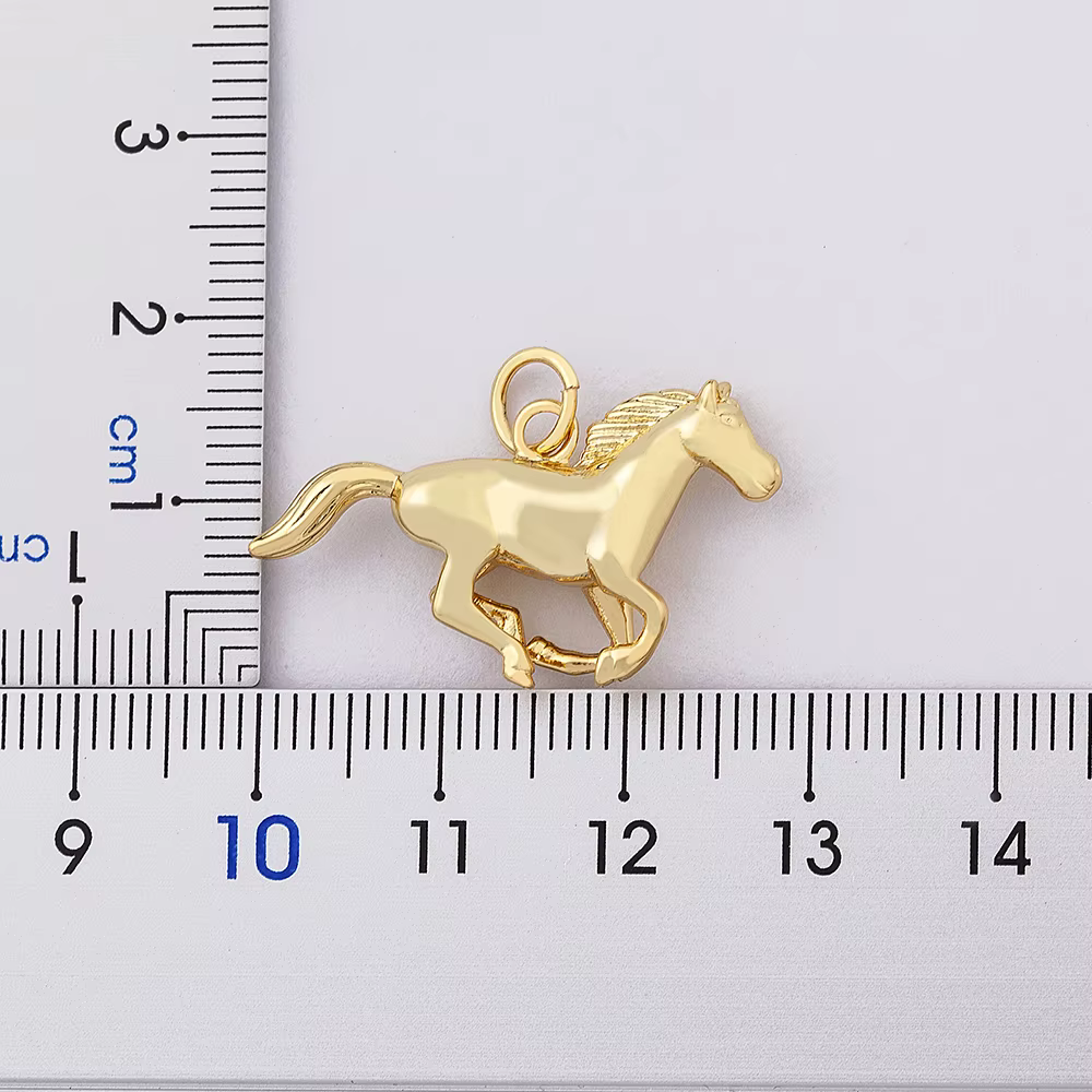 Nidin nouveauté cheval pendentif mode fête de mariage bijoux pour femmes hommes chanceux course