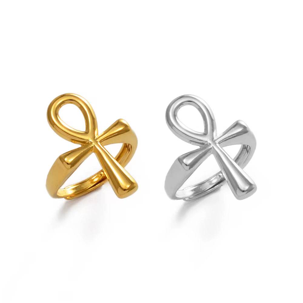Anniyo Ankh Ring pour femme