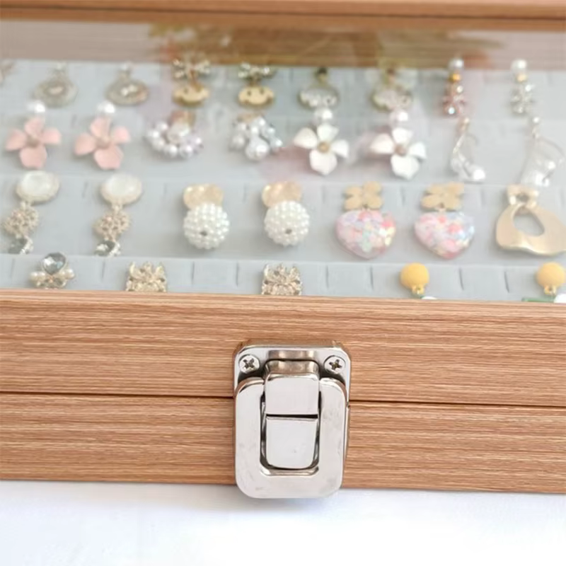 Boîte à bijoux à couvercle Transparent