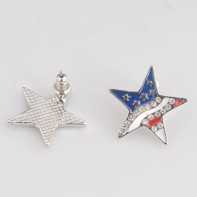 Boucles d'oreilles en forme d'étoile pour femmes