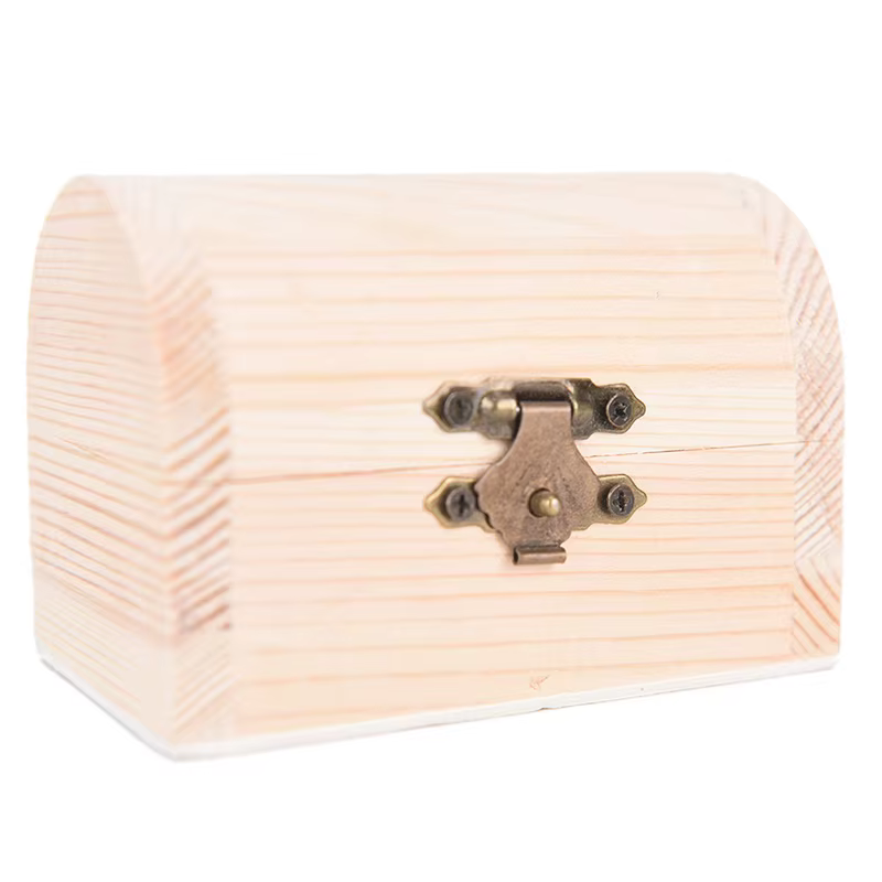 1 pièces 12.5*6.5cm Fine petite boîte en bois bijoux