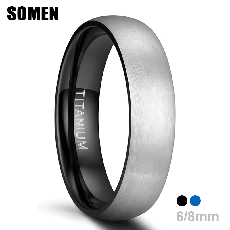 Somen – bague en titane pour hommes et femmes