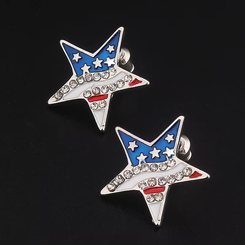 Boucles d'oreilles en forme d'étoile pour femmes