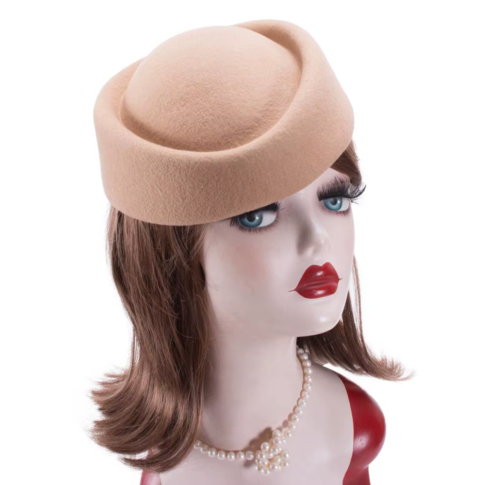 Béret en feutre de laine pour femme