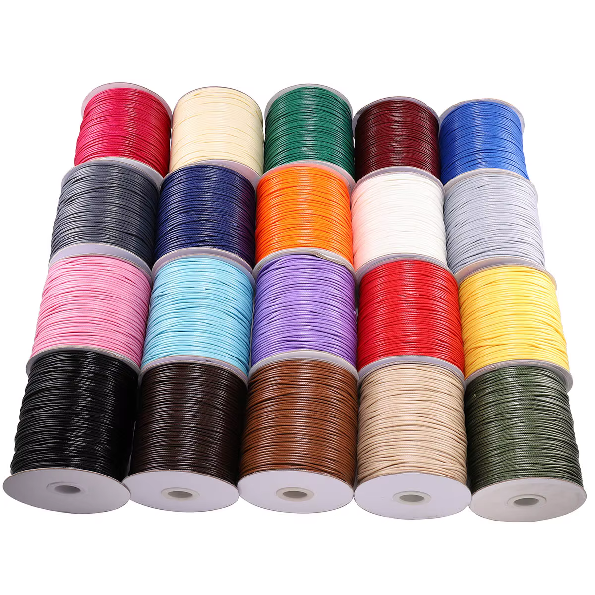 10 m/lot 26 couleurs ligne de cuir cordon ciré fil de coton chaîne sangle collier corde pour la fabrication de bijoux bracelet à bricoler soi-même fournitures