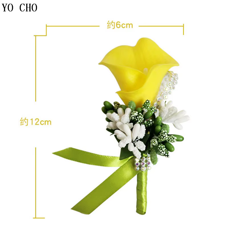 Broche Boutonnière Fleur Calla pour Femme