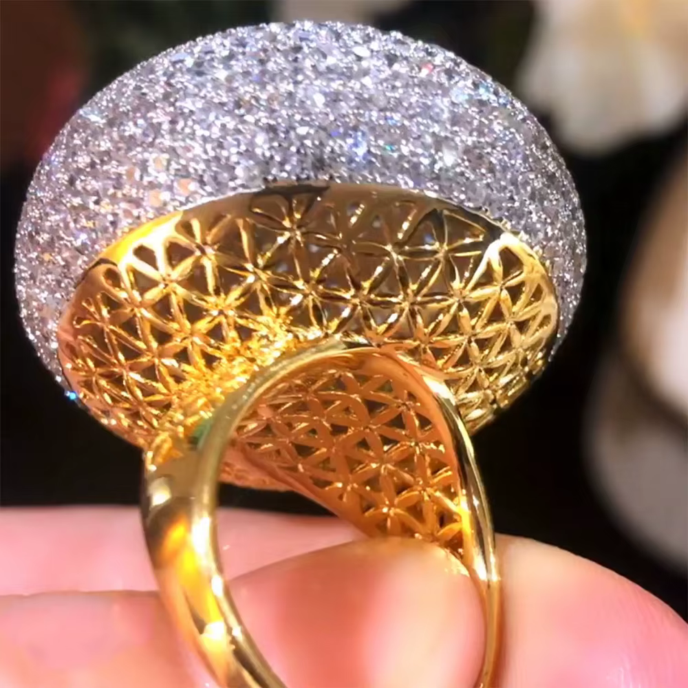 Missvikki-Bague boule de ChimChang pour femme, bijoux de plage bohème