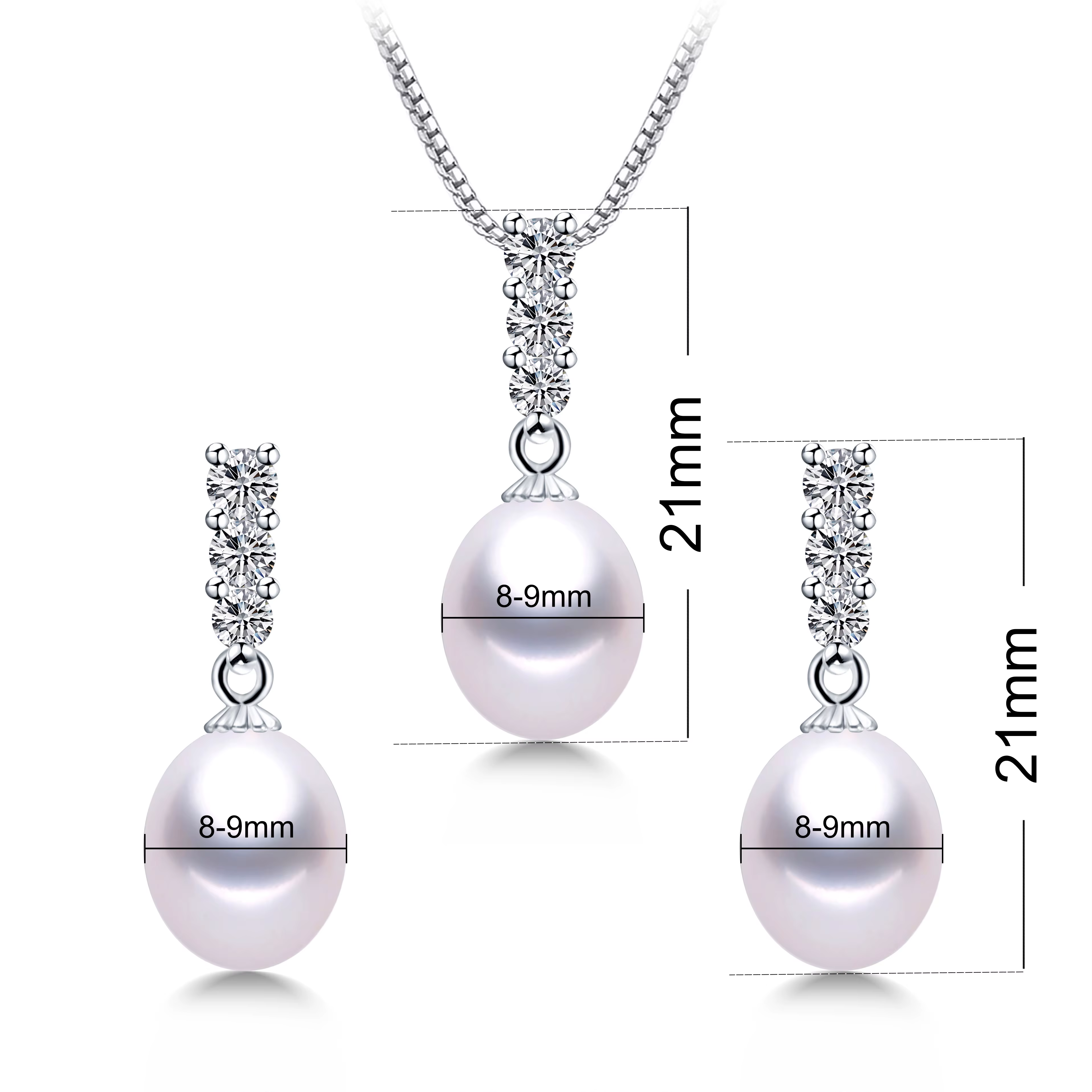 Dainashi 2026 Ensemble de bijoux exquis avec pendentif et boucles d'oreilles pour femmes