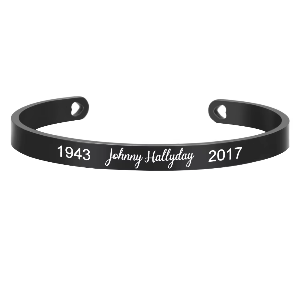 Bracelet personnalisé en acier inoxydable