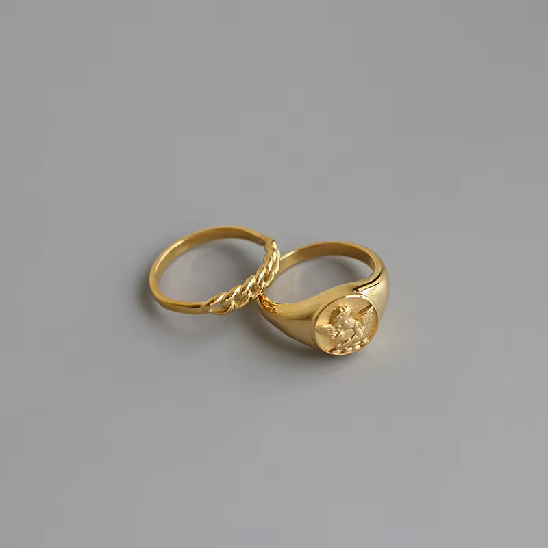 Amaiyllis – petites ailes d'ange en or 18k
