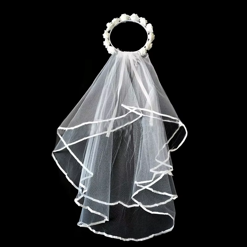 Équipe de mariée femmes fleur bandeau couronne