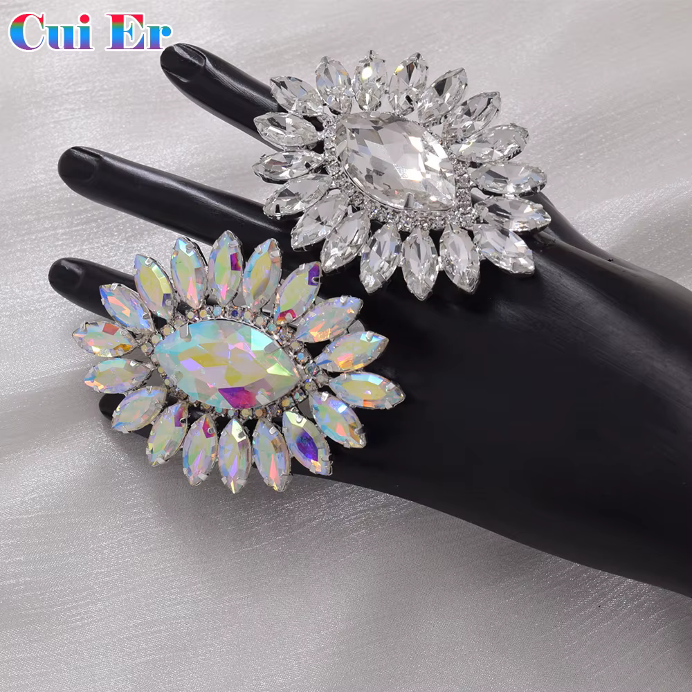 Grande Bague Ovale Ajustable de 5.2x7.3cm pour Femme