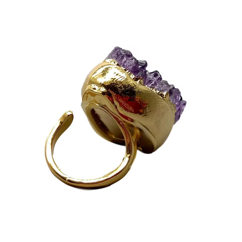 Bague plaquée or réglable, Natural Alanding Yst Lomzy Freedom
