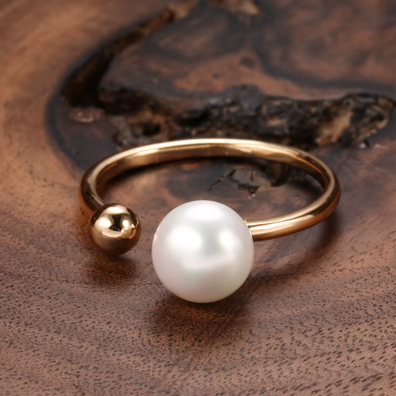 Kinel – bague en perles or Rose 2021