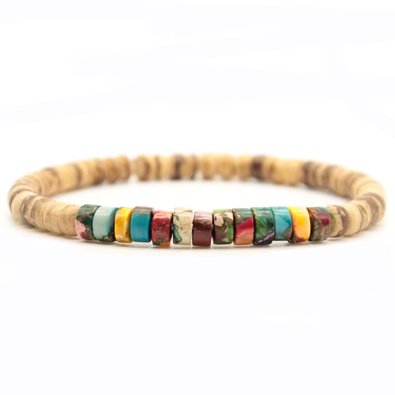 Note – Bracelet en perles pour hommes