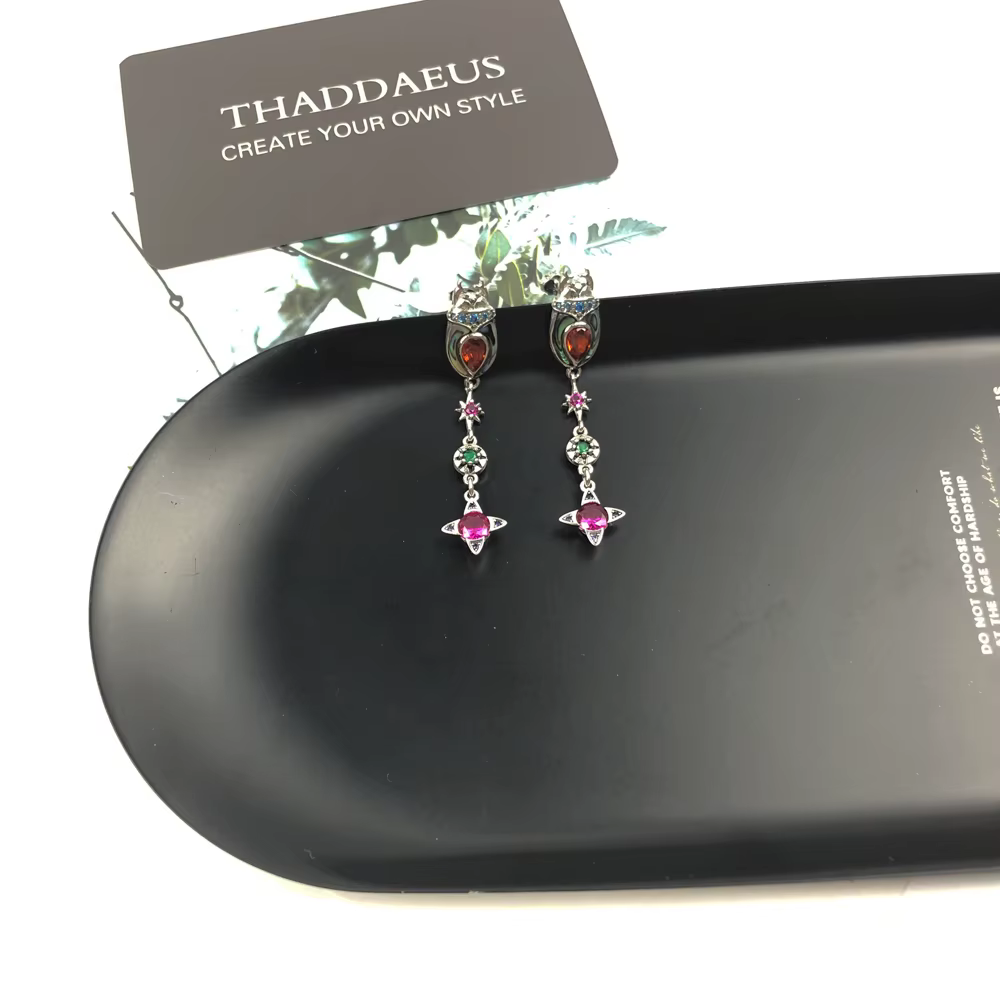 Boucles d'oreilles goutte scarabée