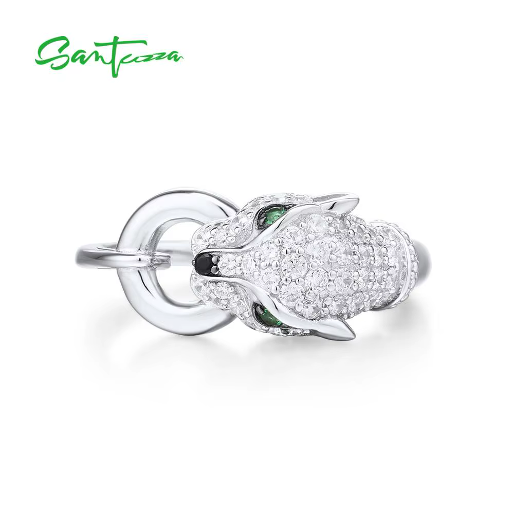 Bague en argent regardé 925 pour femme