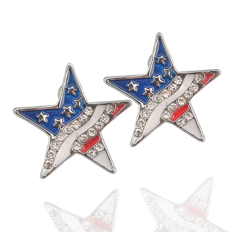 Boucles d'oreilles en forme d'étoile pour femmes
