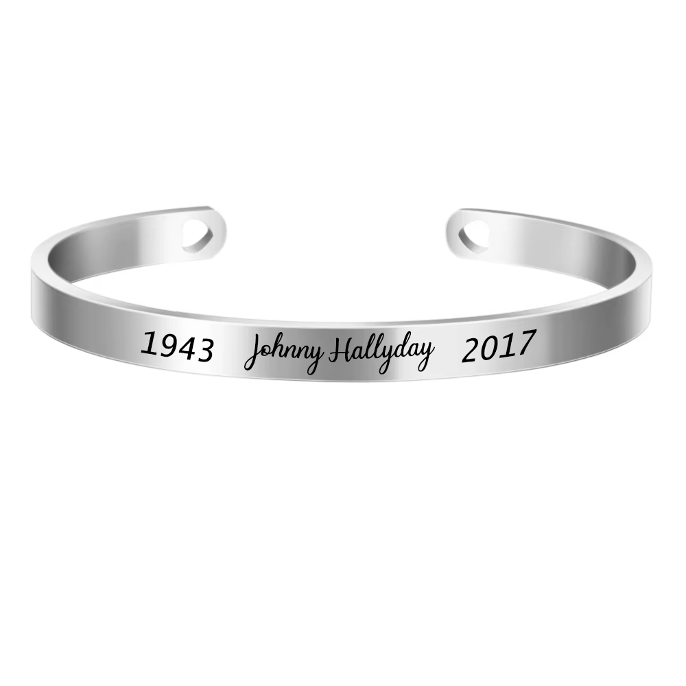 Bracelet personnalisé en acier inoxydable