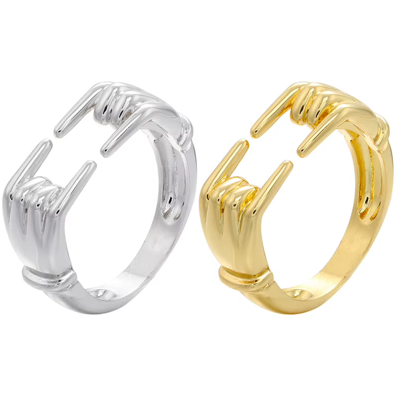Bague Cœur Dorée
