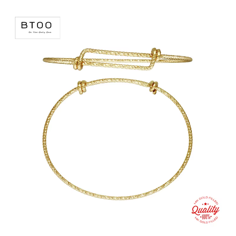 Bracelet ajustable en or 14K pour femmes