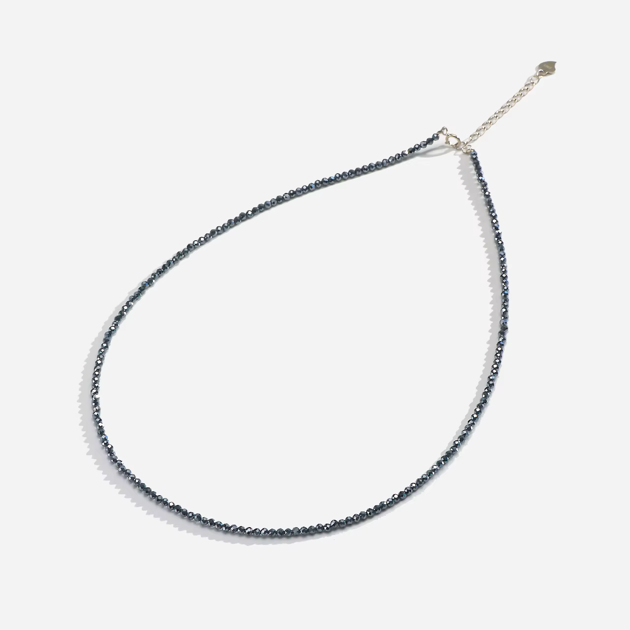 Collier en pierre naturelle Spinelle/Lapis Lazul/Amazonite/améthique/Tourmaline/améthyste Ketting 2MM argent 925 bijoux