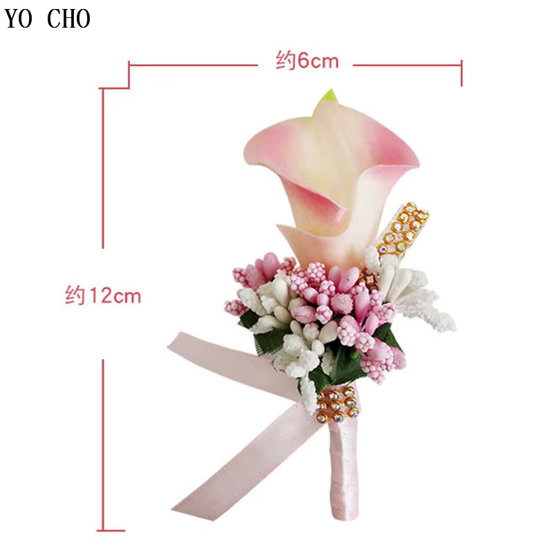 Broche Boutonnière Fleur Calla pour Femme