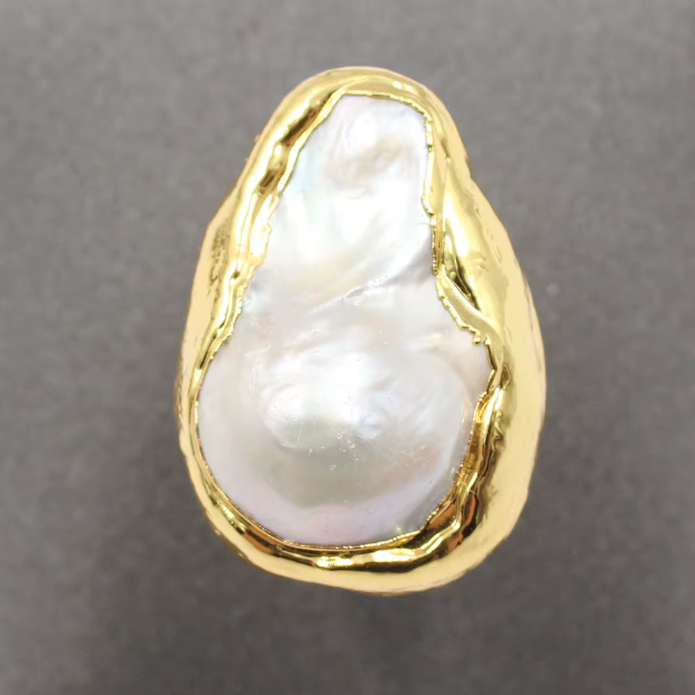 Bijoux en perles baroques blanches naturelles