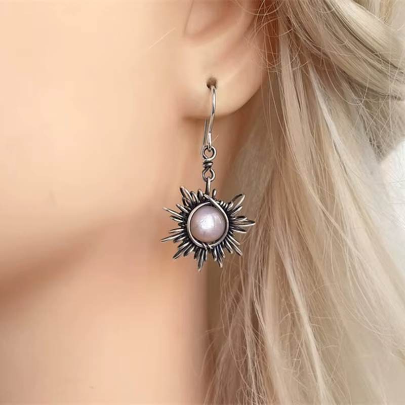 Boucles d'oreilles Bohème Soleil et Lune