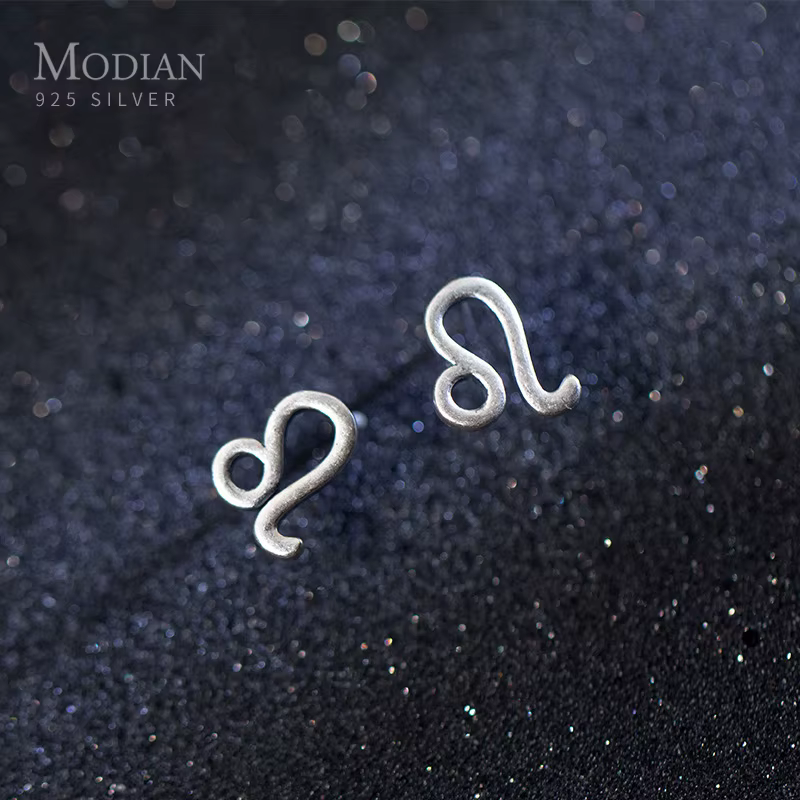 Modian-Boucles d'oreilles à tige en argent regardé 925 pour femmes et filles
