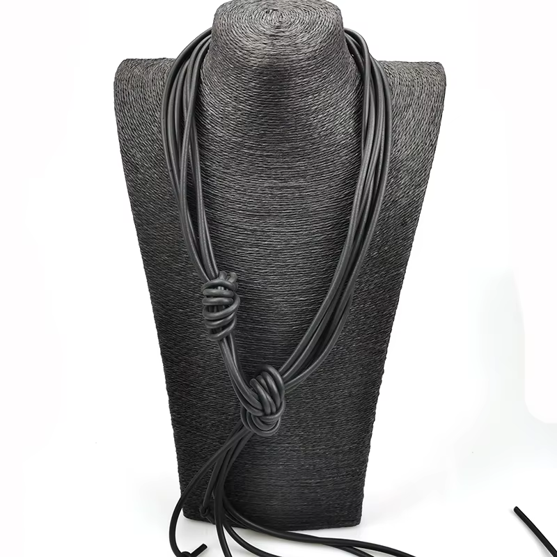 UKEBAY – collier Long en caoutchouc pour femmes