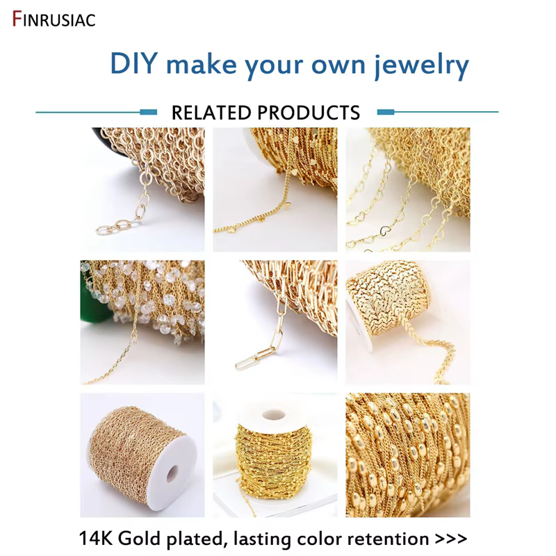 Chaîne fine plaquée or véritable 14K