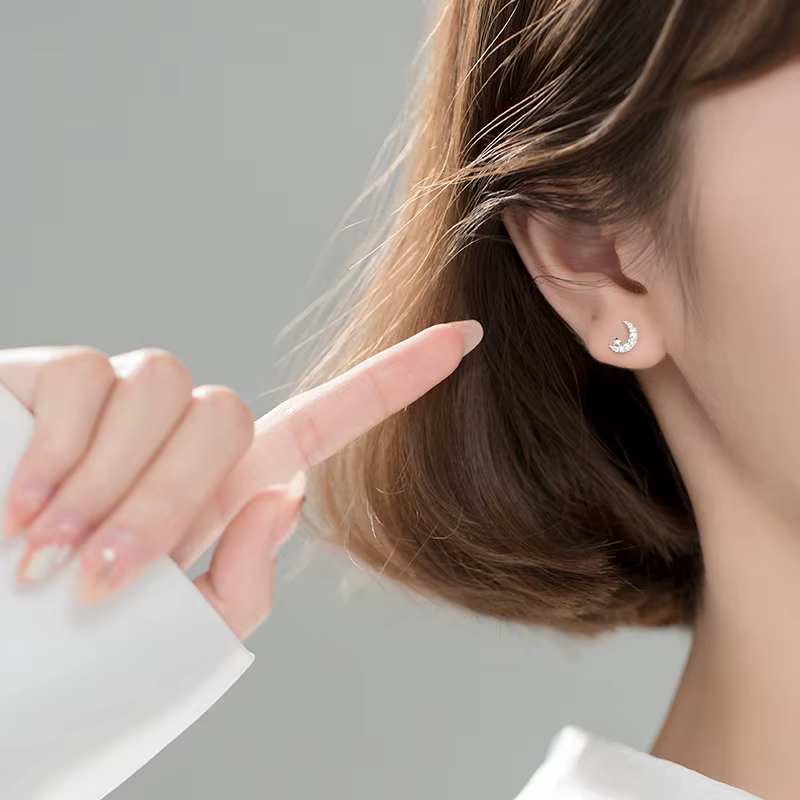 La Monada-Boucles d'Oreilles Étoile Lune Communautés ète pour Femme