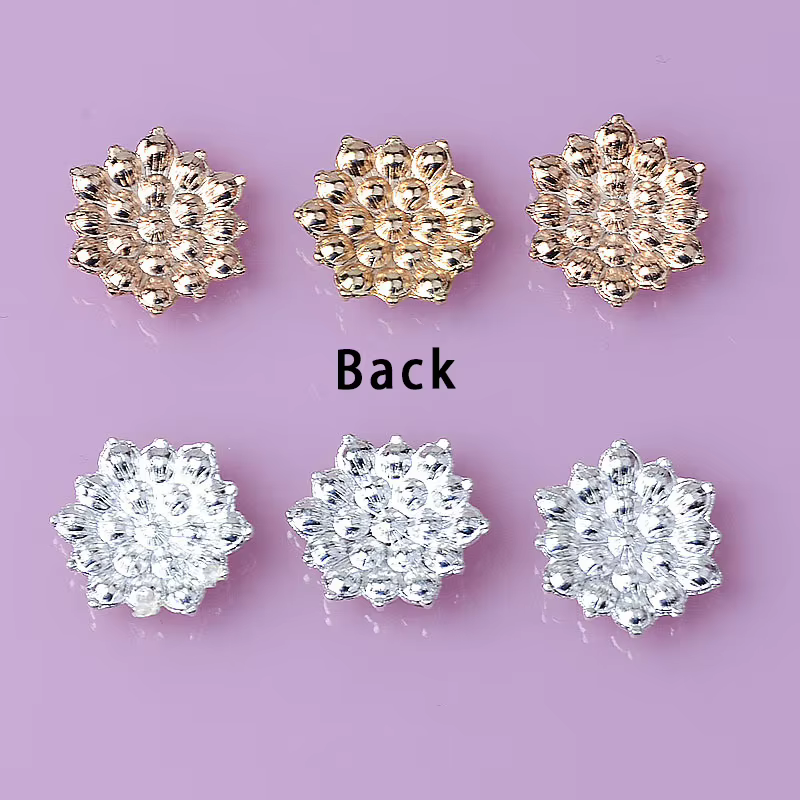 Meilleure vente brillant alliage 10 pièces/ensemble strass perle bijoux décorations vacances à la main produits créatifs accessoires en gros