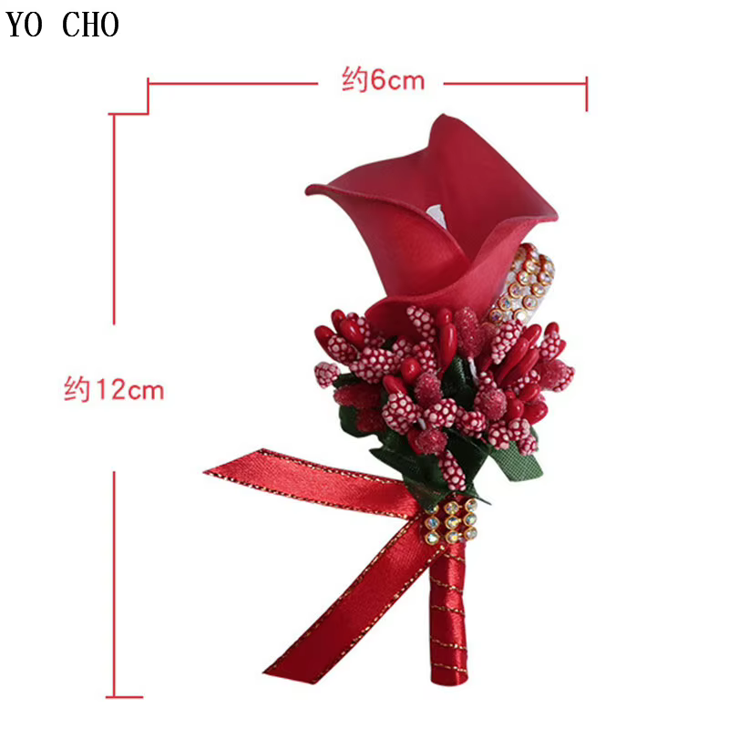 Broche Boutonnière Fleur Calla pour Femme