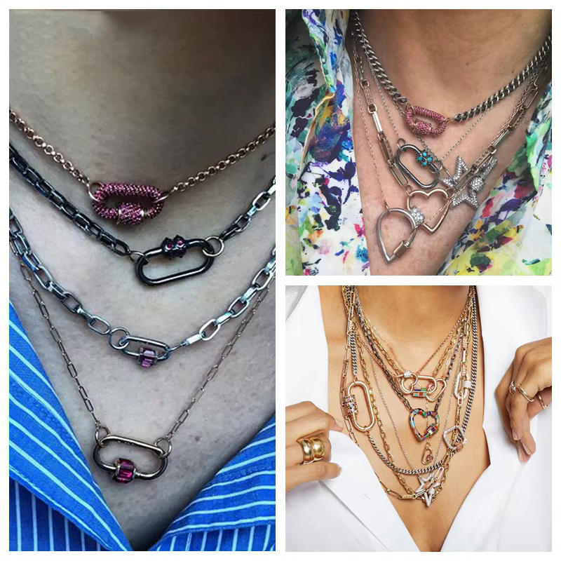Juya – pendentif en émail coloré fait à la main