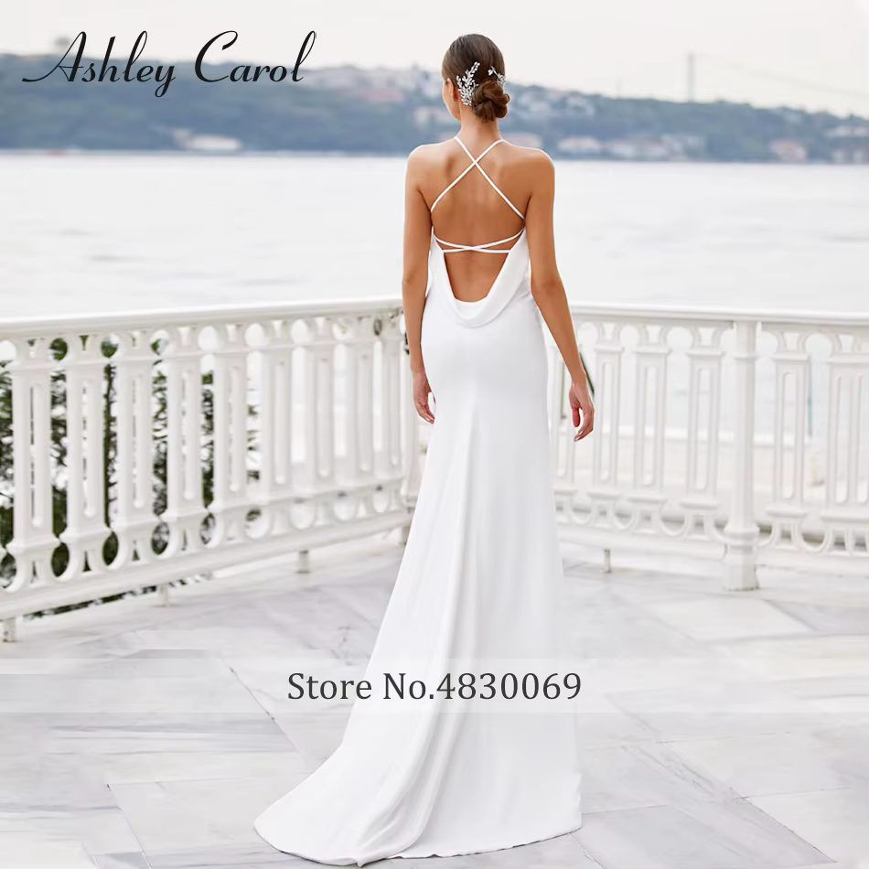 Ashley Carol-Robe de Mariée en Satin