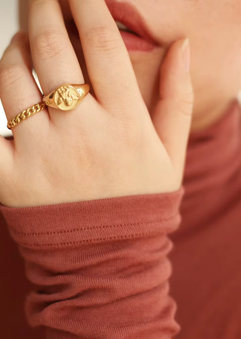 Amaiyllis – petites ailes d'ange en or 18k