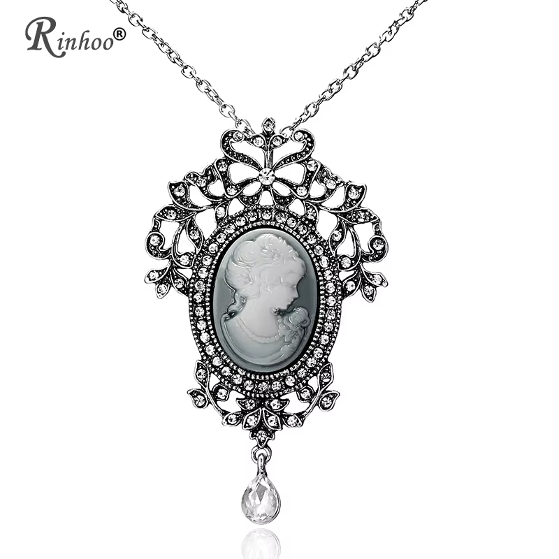 Rinhoo – colliers et pendentifs en cristal pour femmes