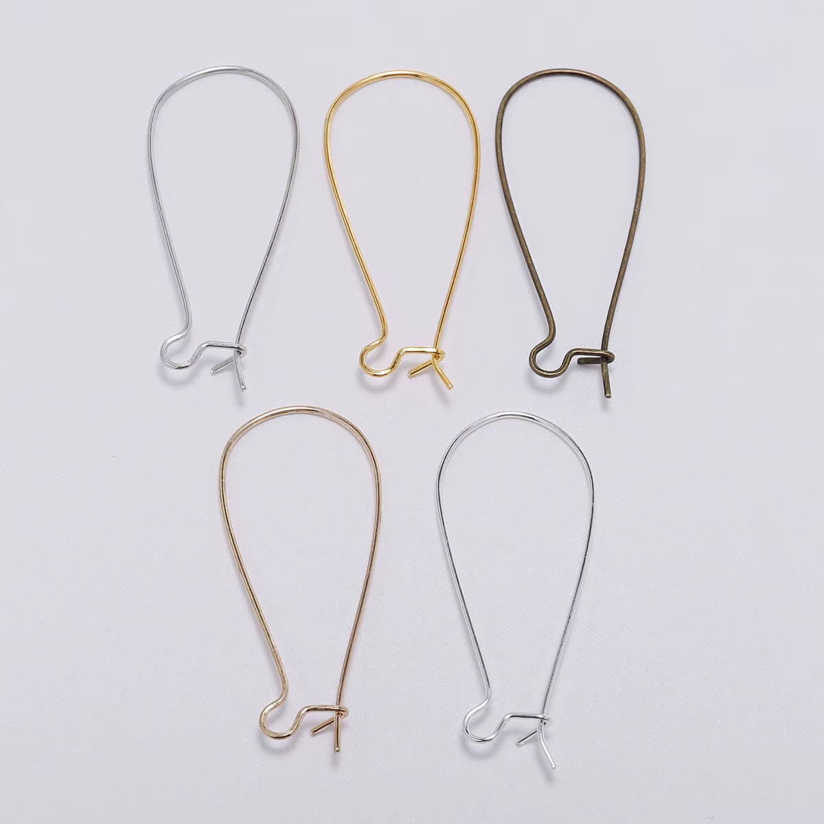 50 pcs/lot or Bronze français levier boucle d'oreille crochets oreille fils boucles d'oreilles résultats pour la fabrication de bijoux bricolage accessoires fournitures