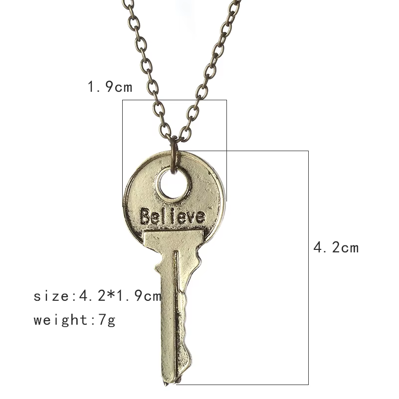 Collier à breloques Vintage pour hommes et femmes